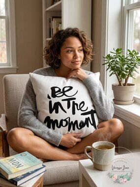 DENY Designs Kal Barteski Be in the Moment Polyester Throw Pillow 16 x 16